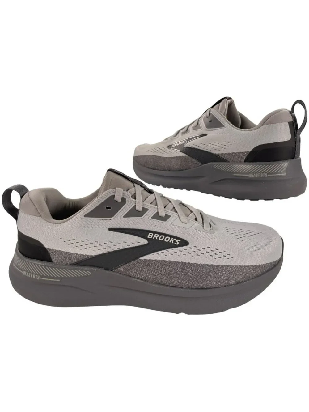Brooks Beast GTS 26 Running Shoes Gray/Blackened Pearl Men's Size 14 Wide NEW